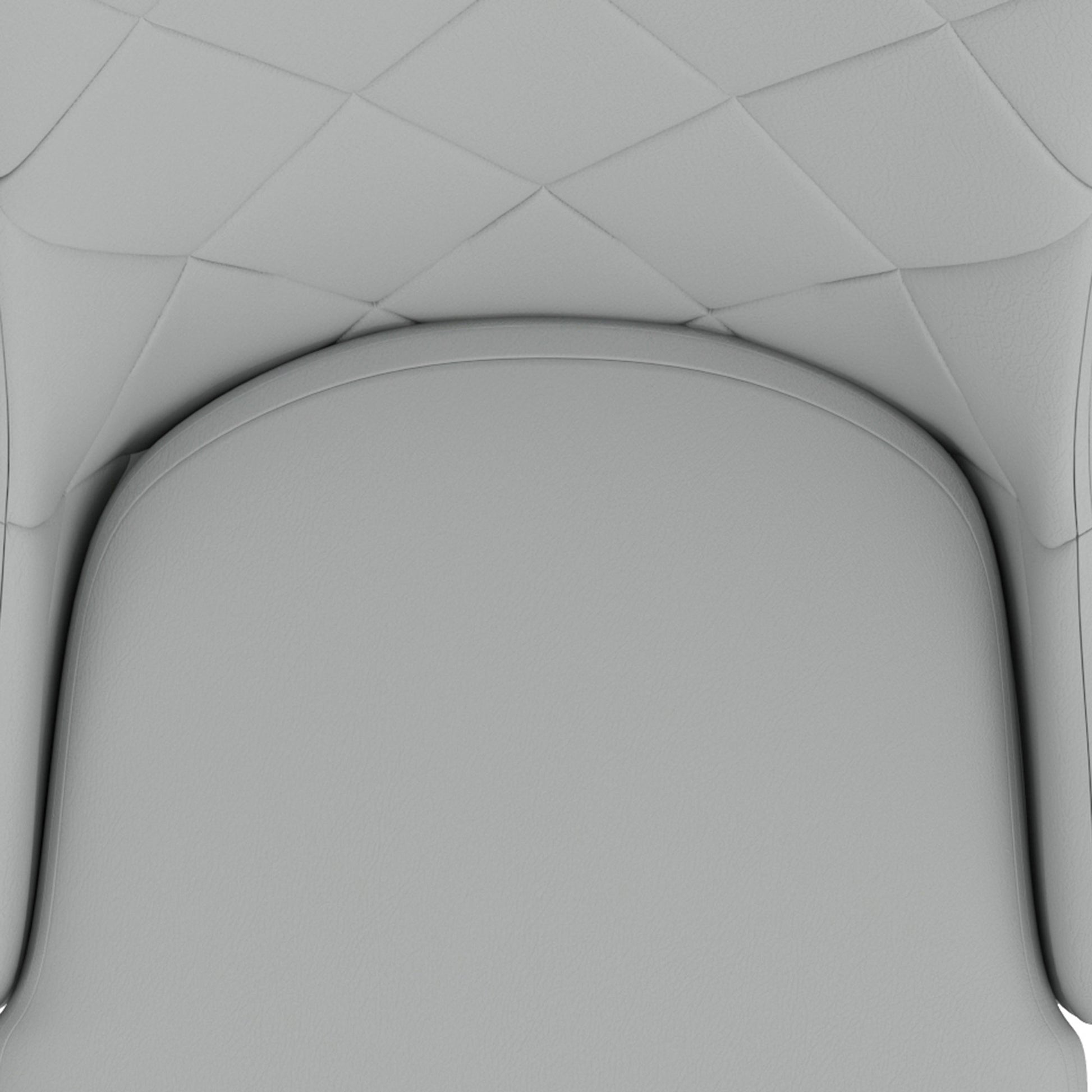 Devo Side Chair - Light Grey Faux Leather and Wood-DECOROLALA