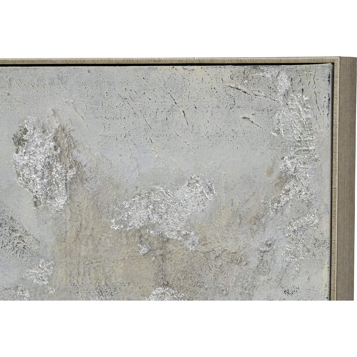 Devonshire 36" Wide Canvas Art, Silver-Canvas Prints-DECOROLALA