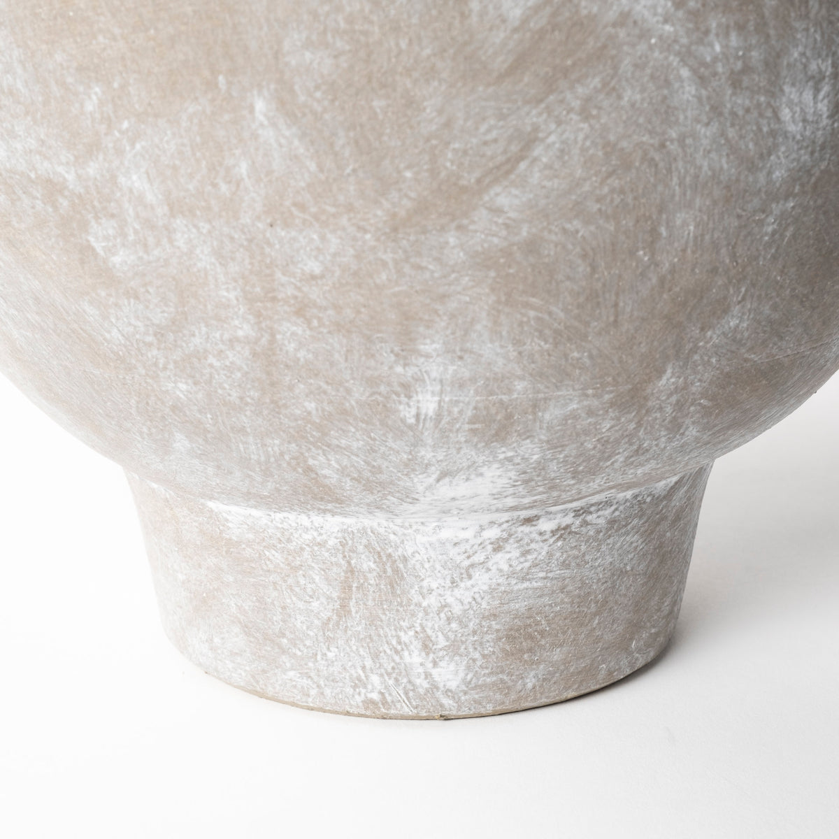 Deya Large Rustic Brown Ceramic Vase-Vase-DECOROLALA
