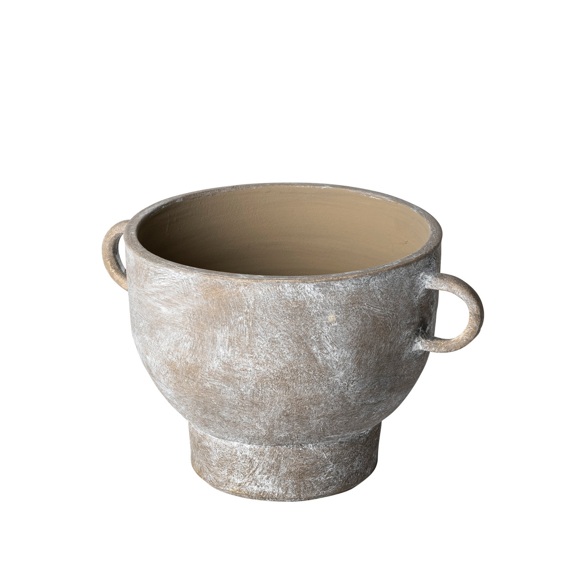 Deya Small Rustic Brown Ceramic Vase-Vase-DECOROLALA