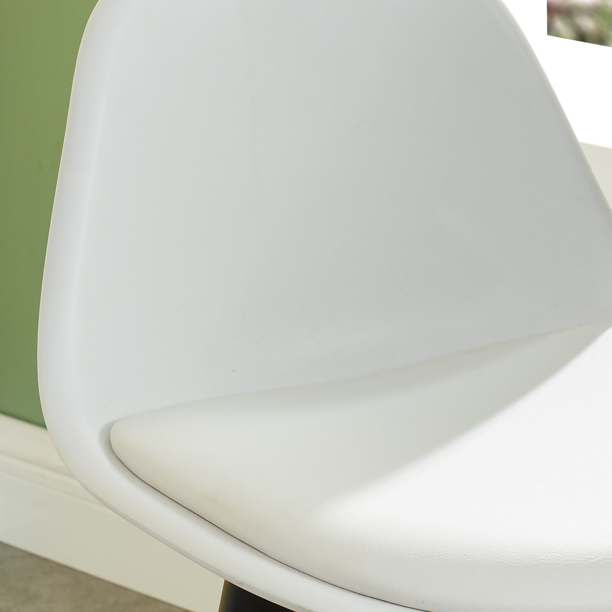 Diablo 26" Counter Stool - White Faux Leather and Wood-DECOROLALA