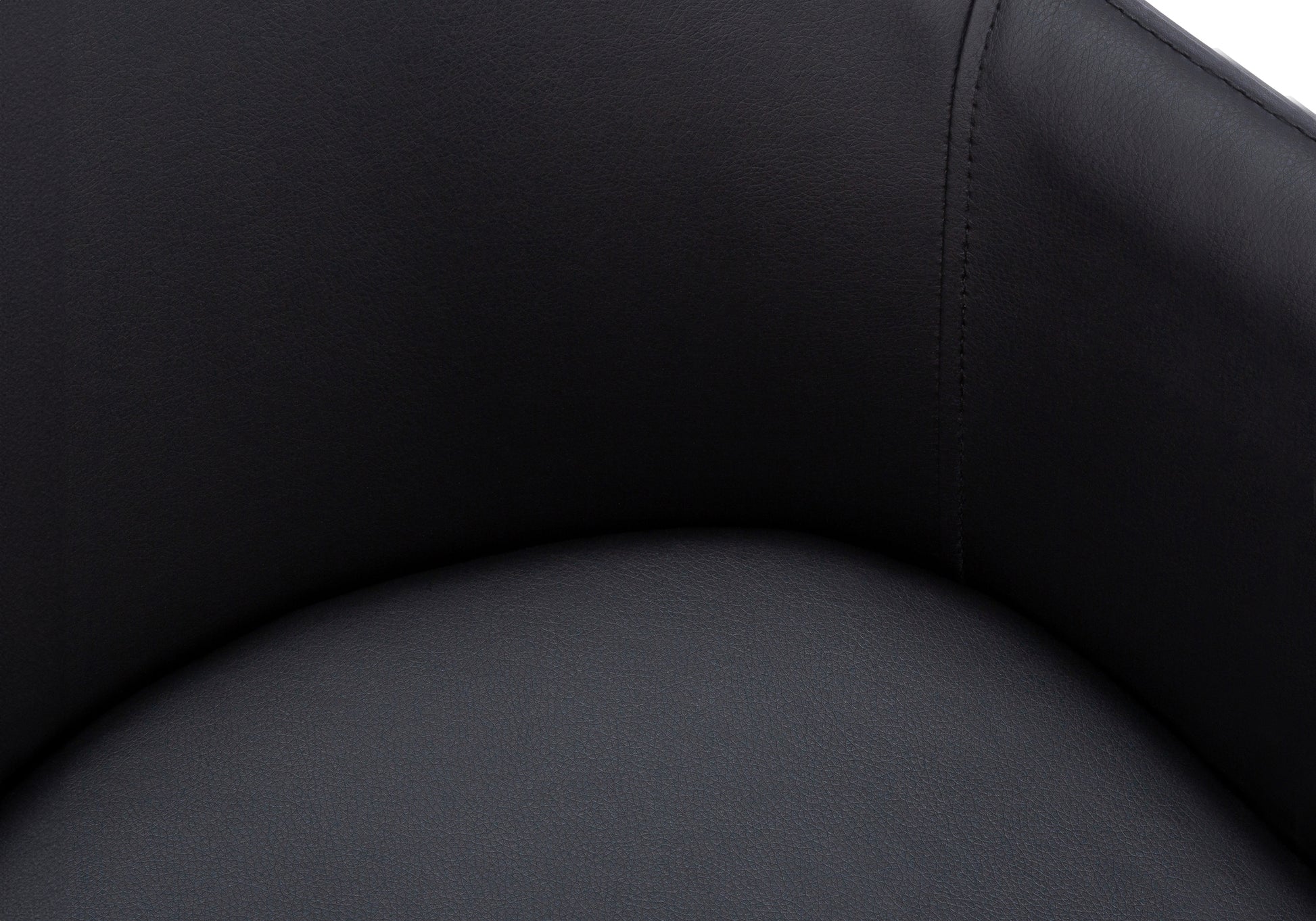 Dining Chair - 2pcs / 33"H / White Leather-Look / Chrome-Dining Chair-DECOROLALA