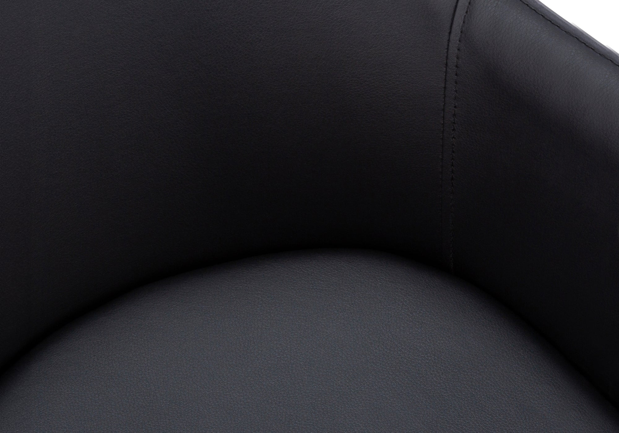 Dining Chair - 2pcs / 33"H / White Leather-Look / Chrome-Dining Chair-DECOROLALA