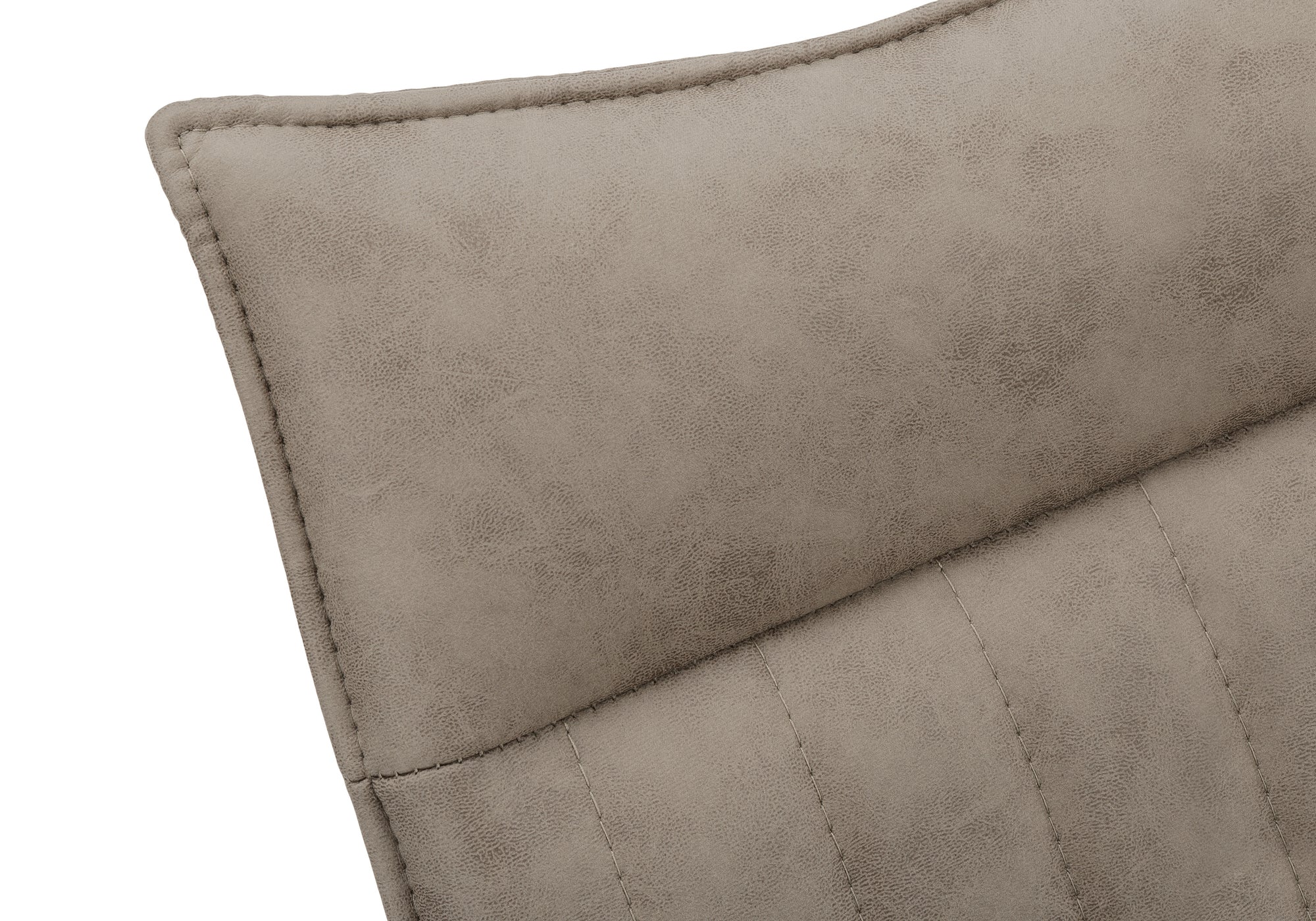 Dining Chair - 2pcs / 36"H / Black Leather-Look / Chrome-Dining Chair-DECOROLALA