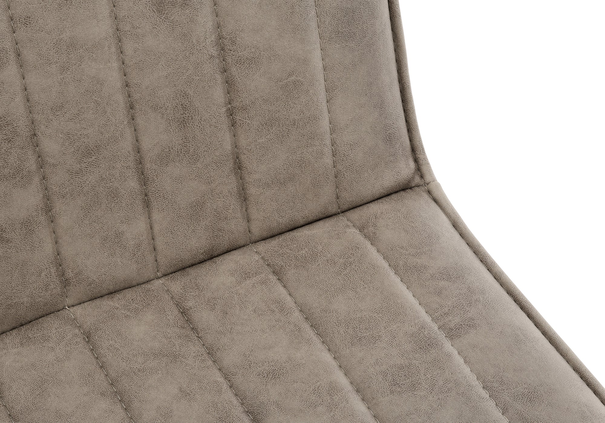 Dining Chair - 2pcs / 36"H / Black Leather-Look / Chrome-Dining Chair-DECOROLALA