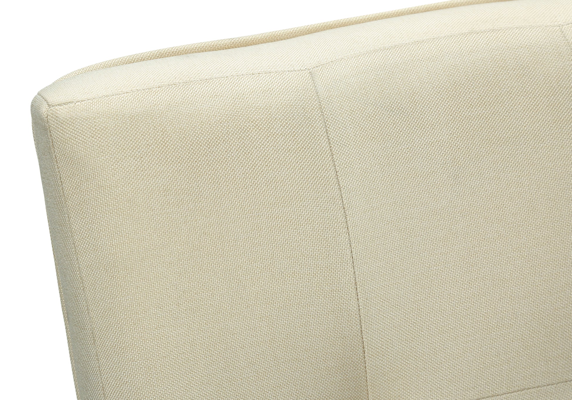 Dining Chair - 2pcs / 37"H Grey / Cream Fabric Seat-Dining Chairs-DECOROLALA