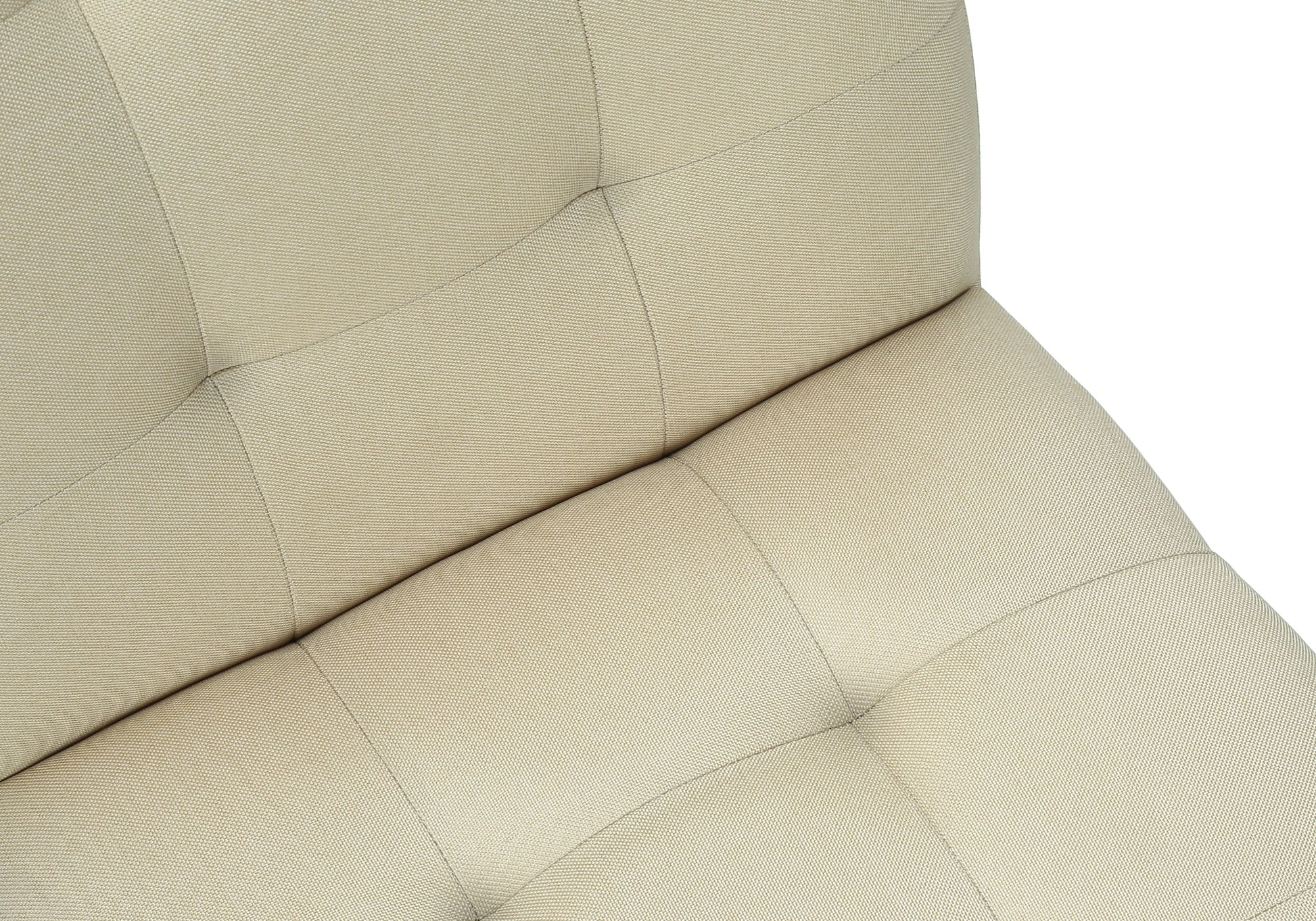 Dining Chair - 2pcs / 37"H Grey / Cream Fabric Seat-Dining Chairs-DECOROLALA