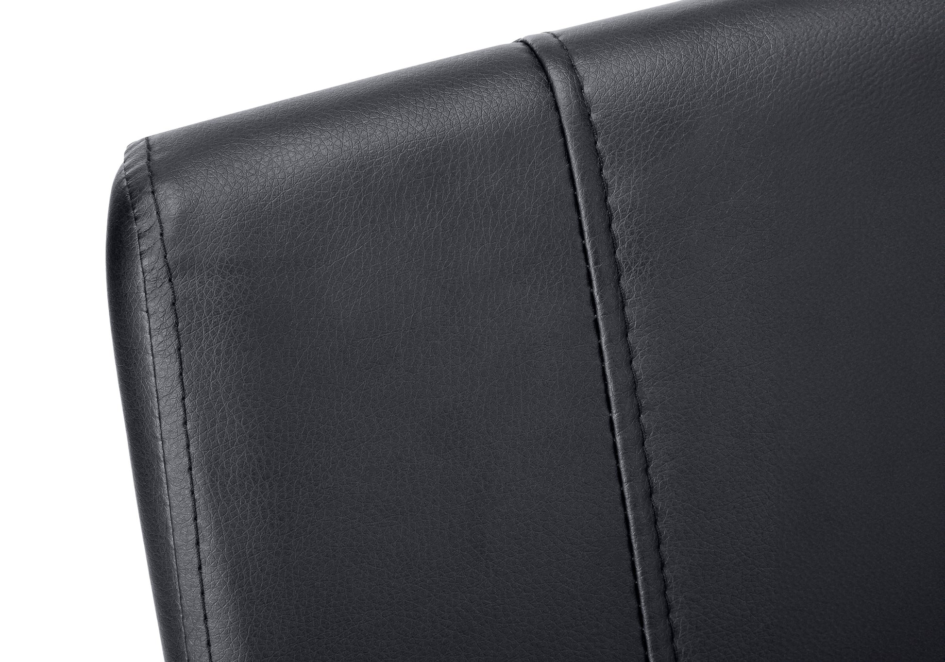 Dining Chair - 2pcs / 39"H / Grey Fabric / Chrome-Dining Chair-DECOROLALA