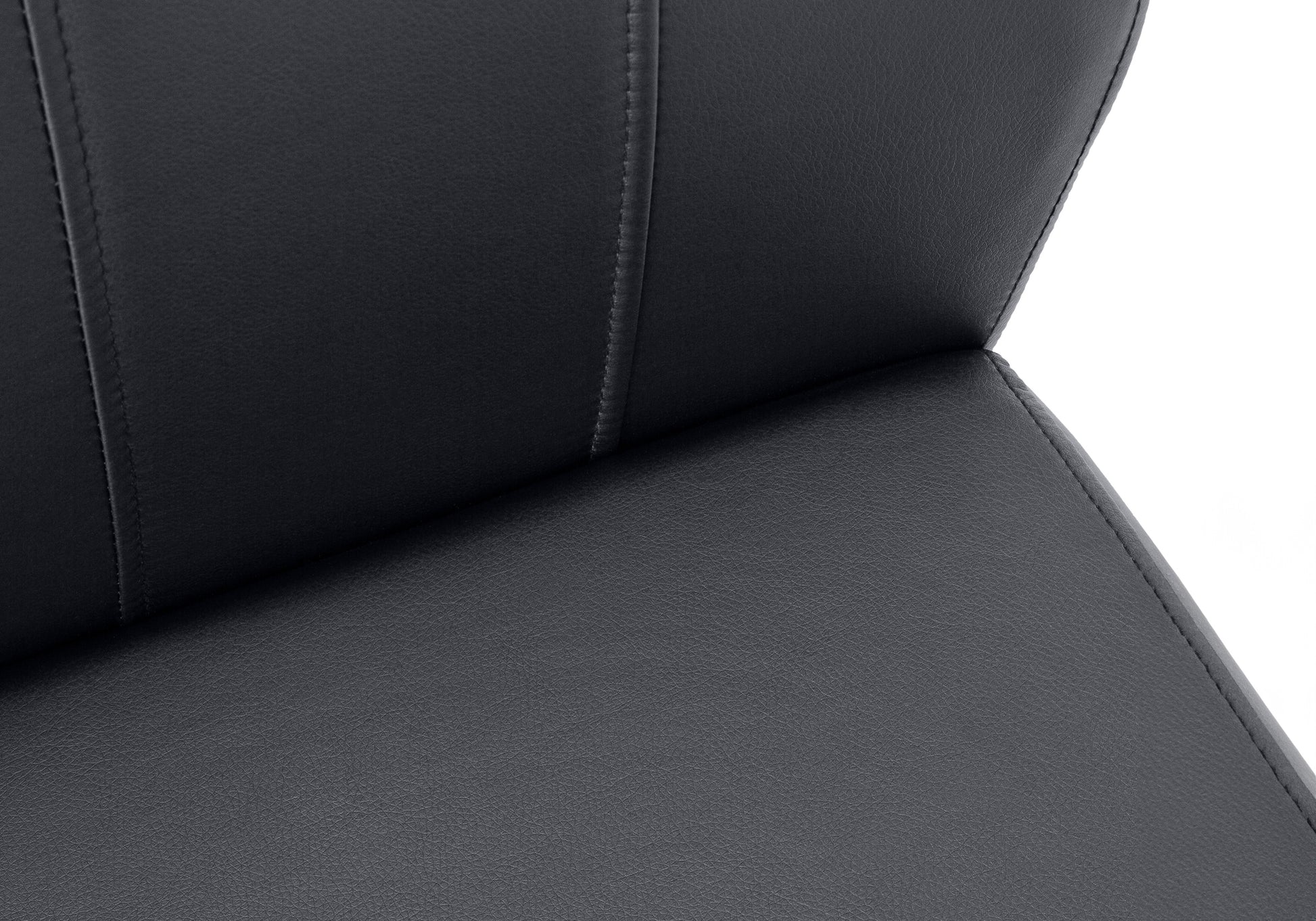 Dining Chair - 2pcs / 39"H / Grey Fabric / Chrome-Dining Chair-DECOROLALA