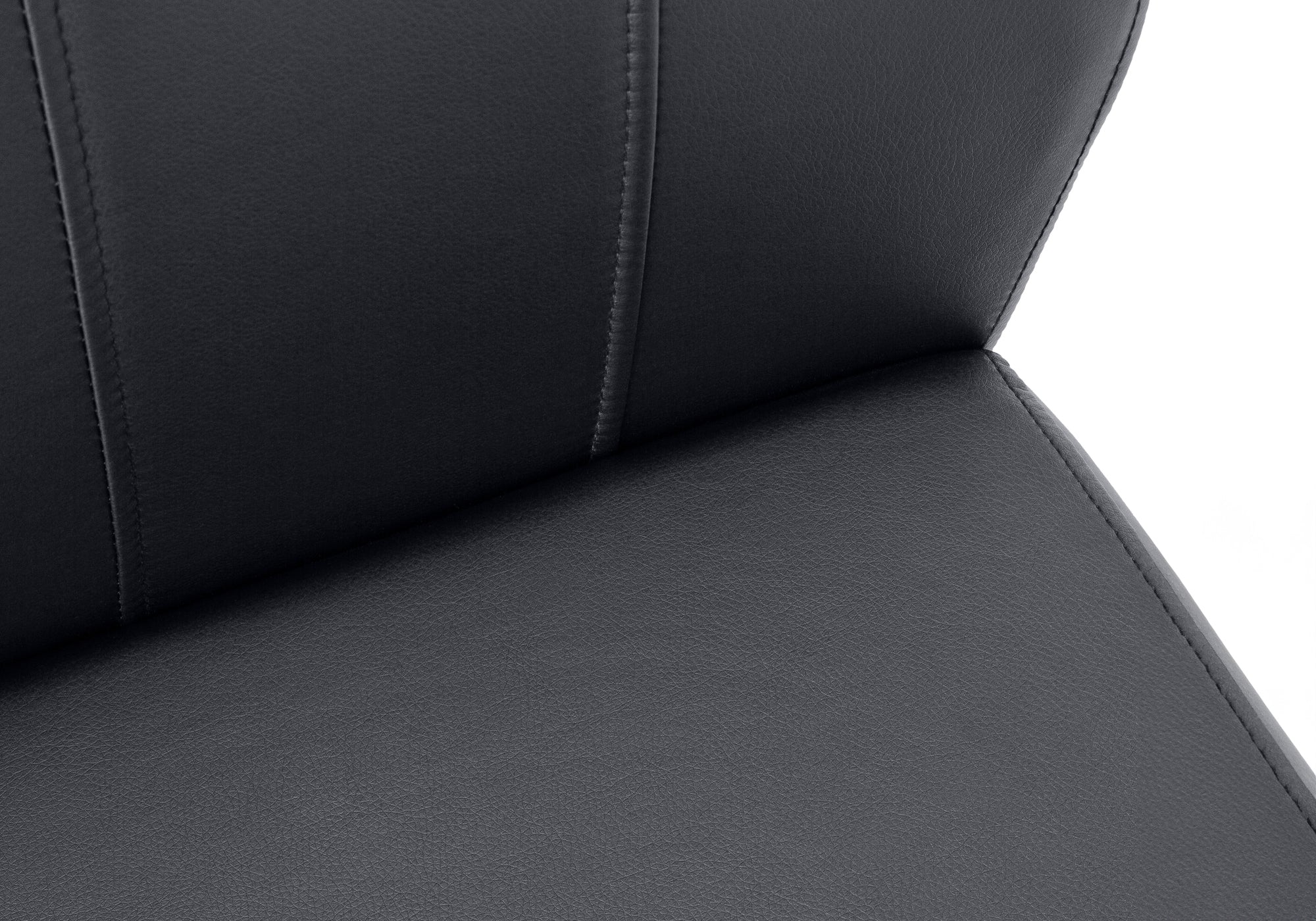 Dining Chair - 2pcs / 39"H / Grey Fabric / Chrome-Dining Chair-DECOROLALA