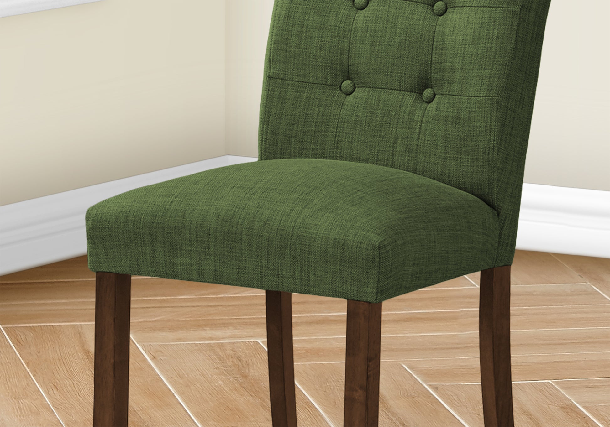 Dining Chair Set 2-Piece 38"H Upholstered Grey-Dining Chair-DECOROLALA
