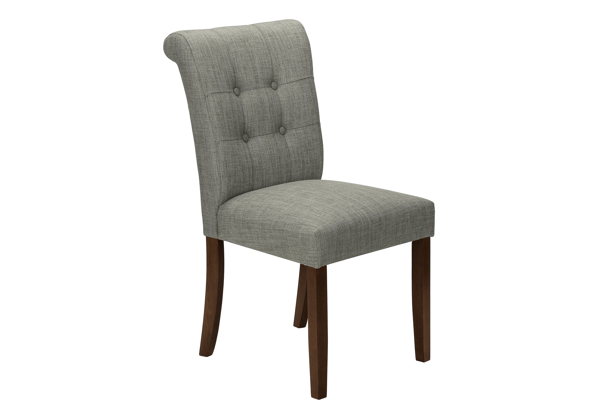 Dining Chair Set 2-Piece 38"H Upholstered Grey-Dining Chair-DECOROLALA