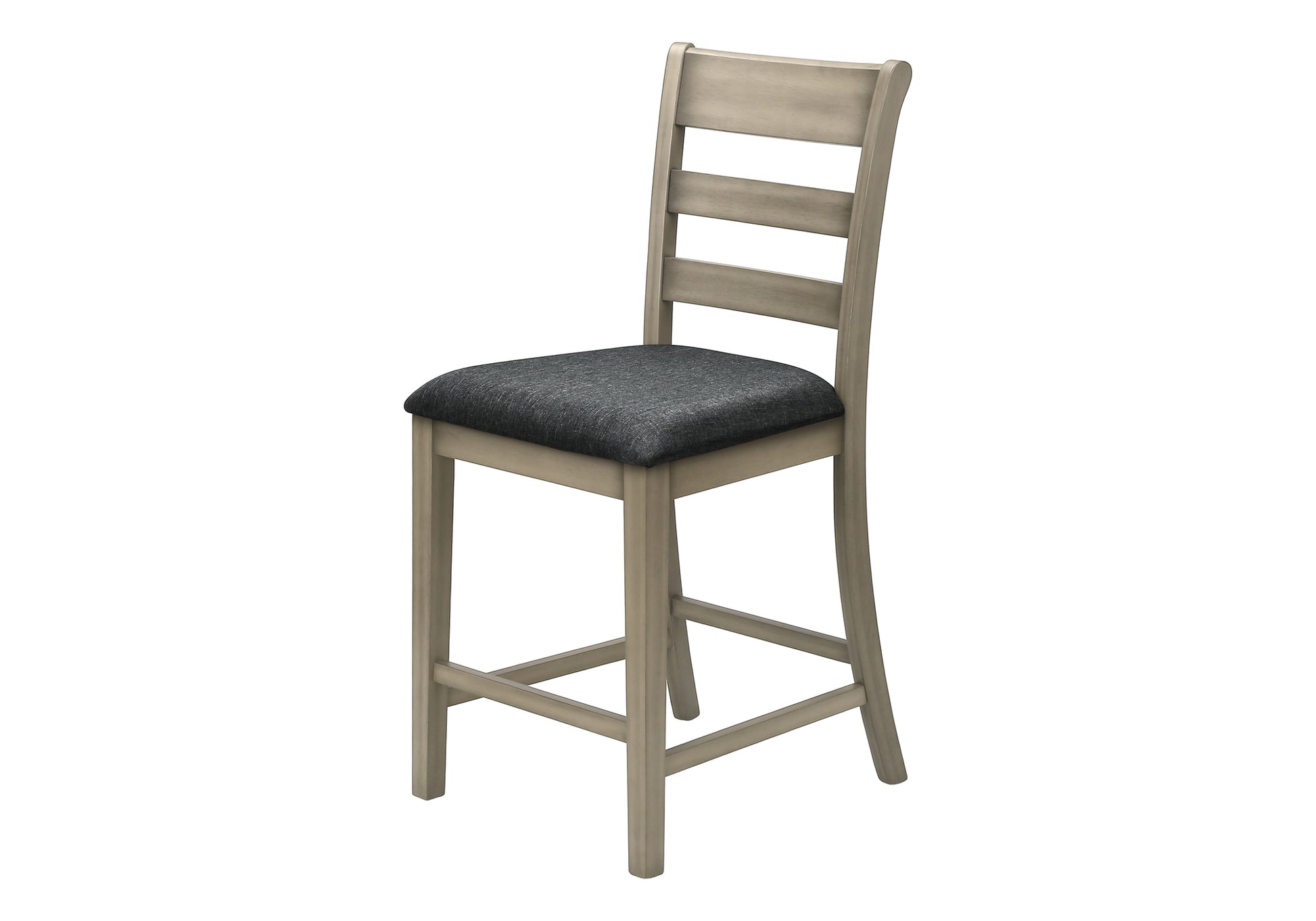 Dining Chair Set 2pcs 42"H Counter Height Antique Grey-Dining Chair-DECOROLALA
