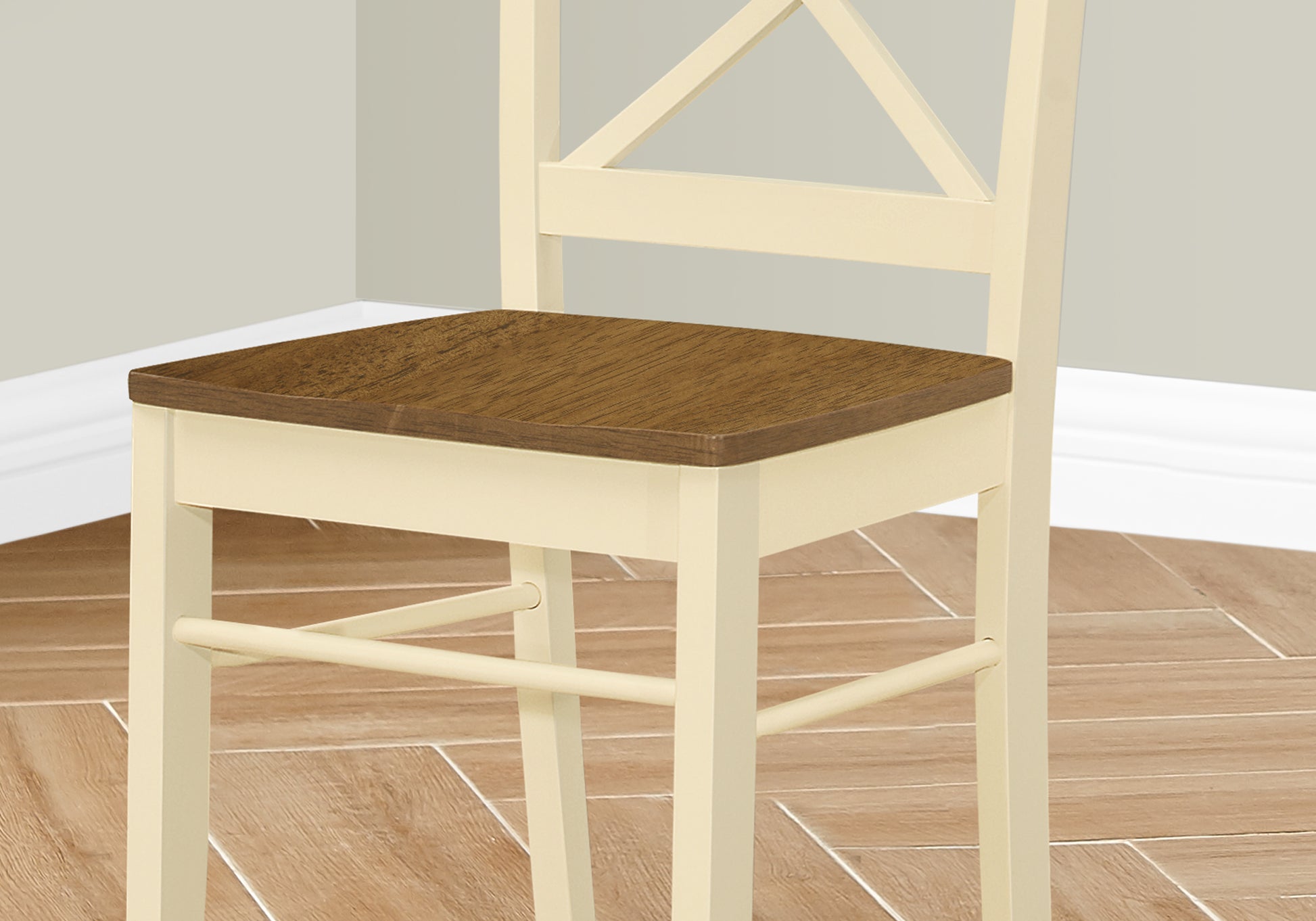 Dining Chairs Set of 2, 36"H White Solid Wood-Dining Chair-DECOROLALA