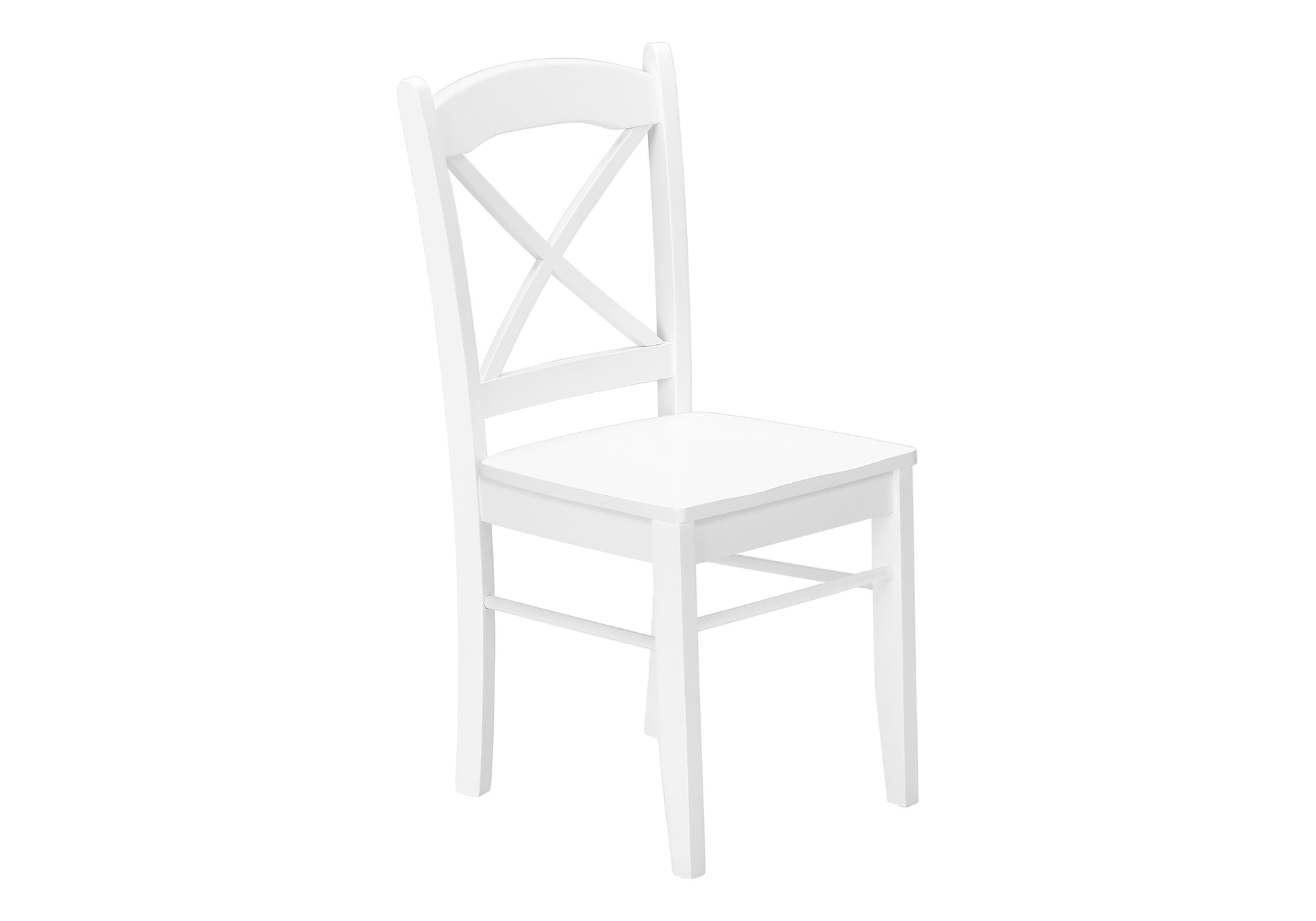 Dining Chairs Set of 2, 36"H White Solid Wood-Dining Chair-DECOROLALA