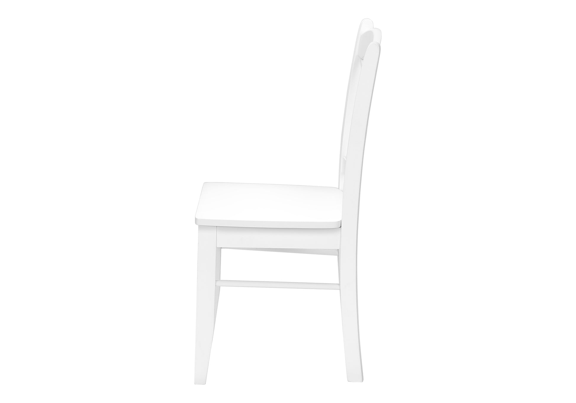 Dining Chairs Set of 2, 36"H White Solid Wood-Dining Chair-DECOROLALA