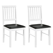 Dining Chairs Set of 2 Modern Mid Century Dining Room Chairs-White-Dining Chairs-DECOROLALA