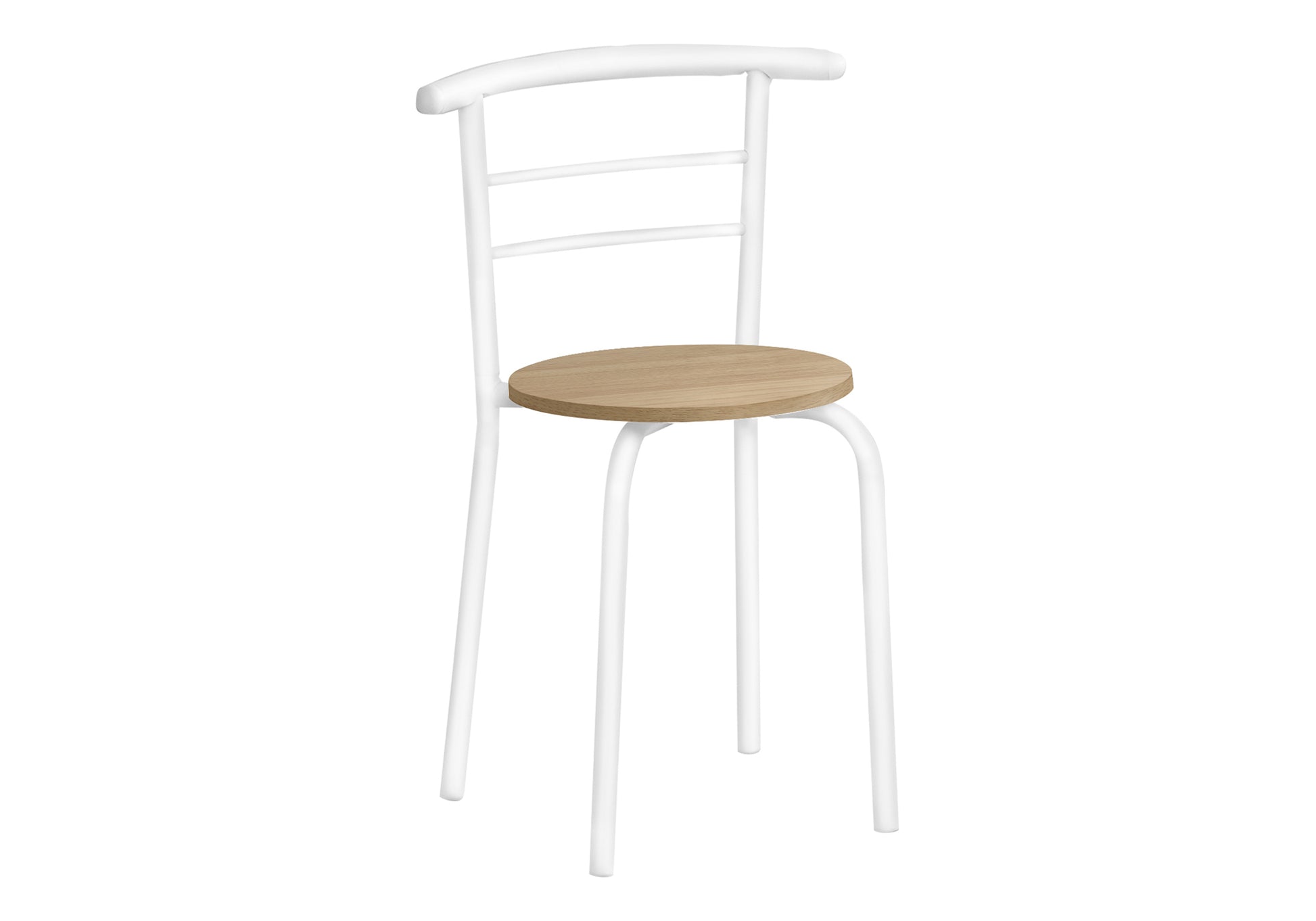 Dining Set - 3pcs Set / Dark Taupe Top / Black Metal-Dining Set-DECOROLALA