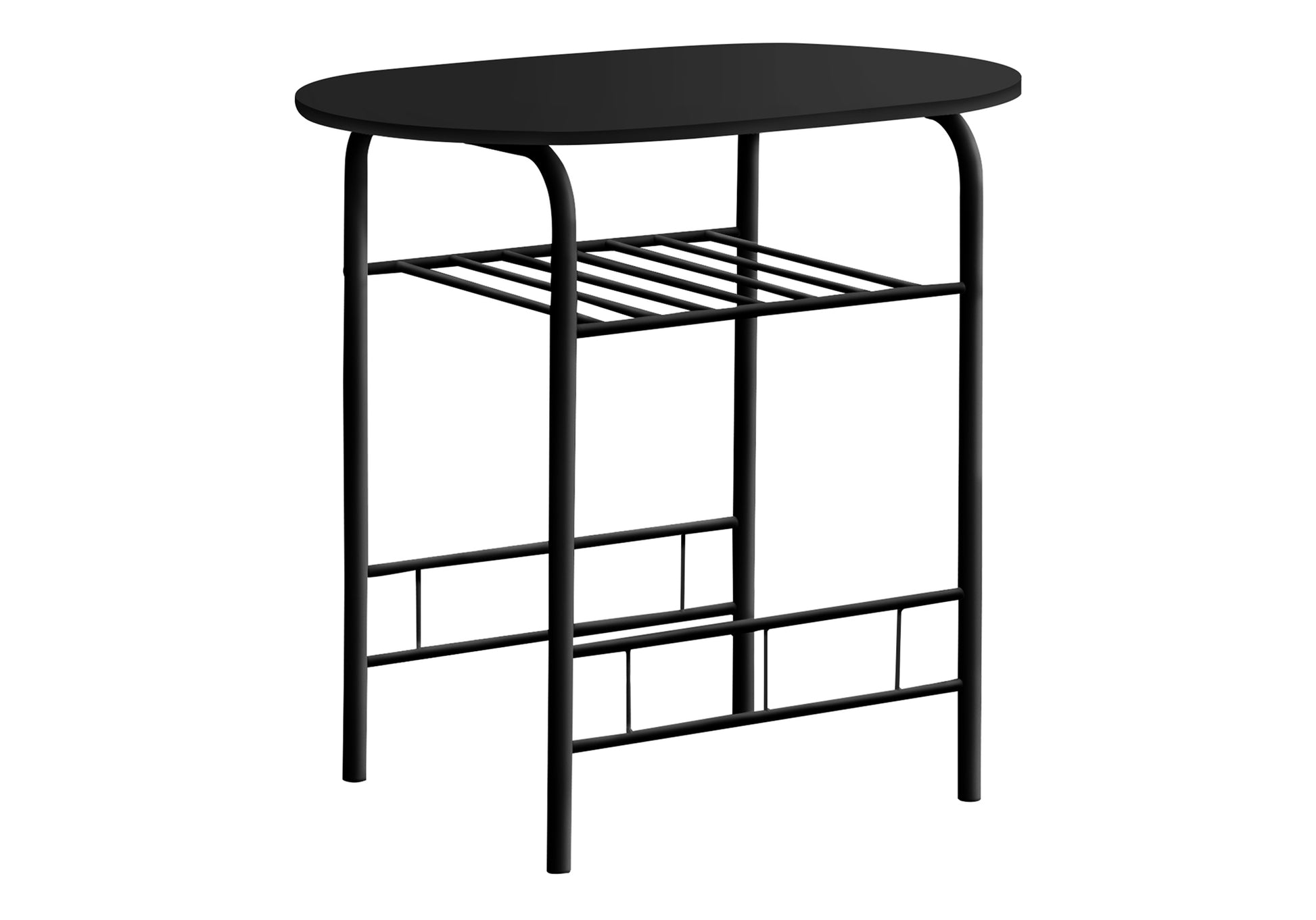 Dining Set - 3pcs Set / Dark Taupe Top / Black Metal-Dining Set-DECOROLALA