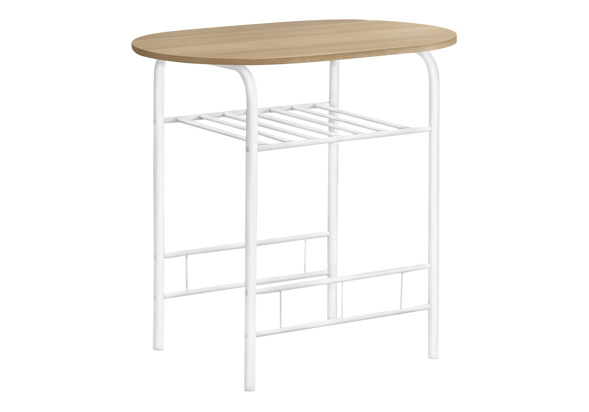 Dining Set - 3pcs Set / Dark Taupe Top / Black Metal-Dining Set-DECOROLALA