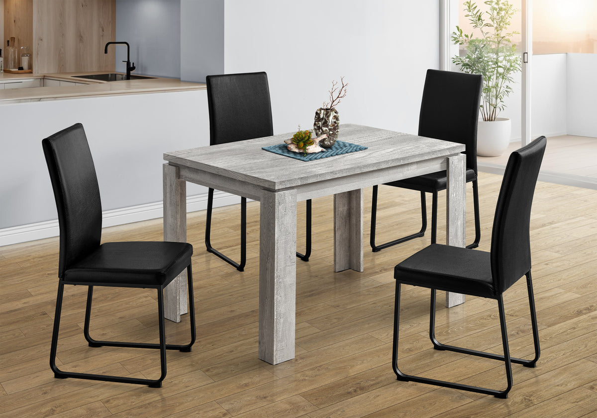 Dining Table 32x48 Grey Reclaimed Wood-Dining Tables-DECOROLALA