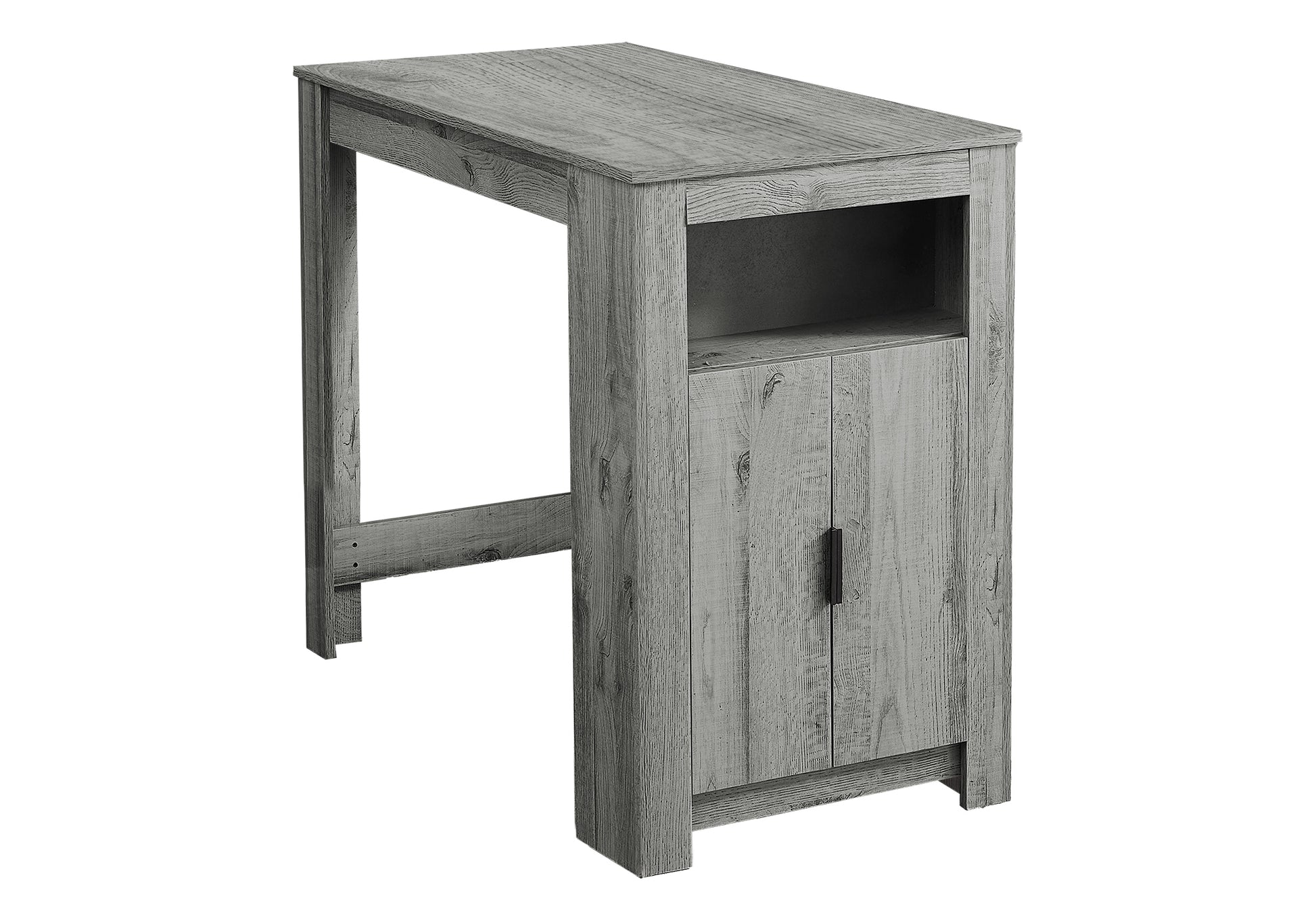 Dining Table 48" White Counter Height Storage-Dining Table-DECOROLALA