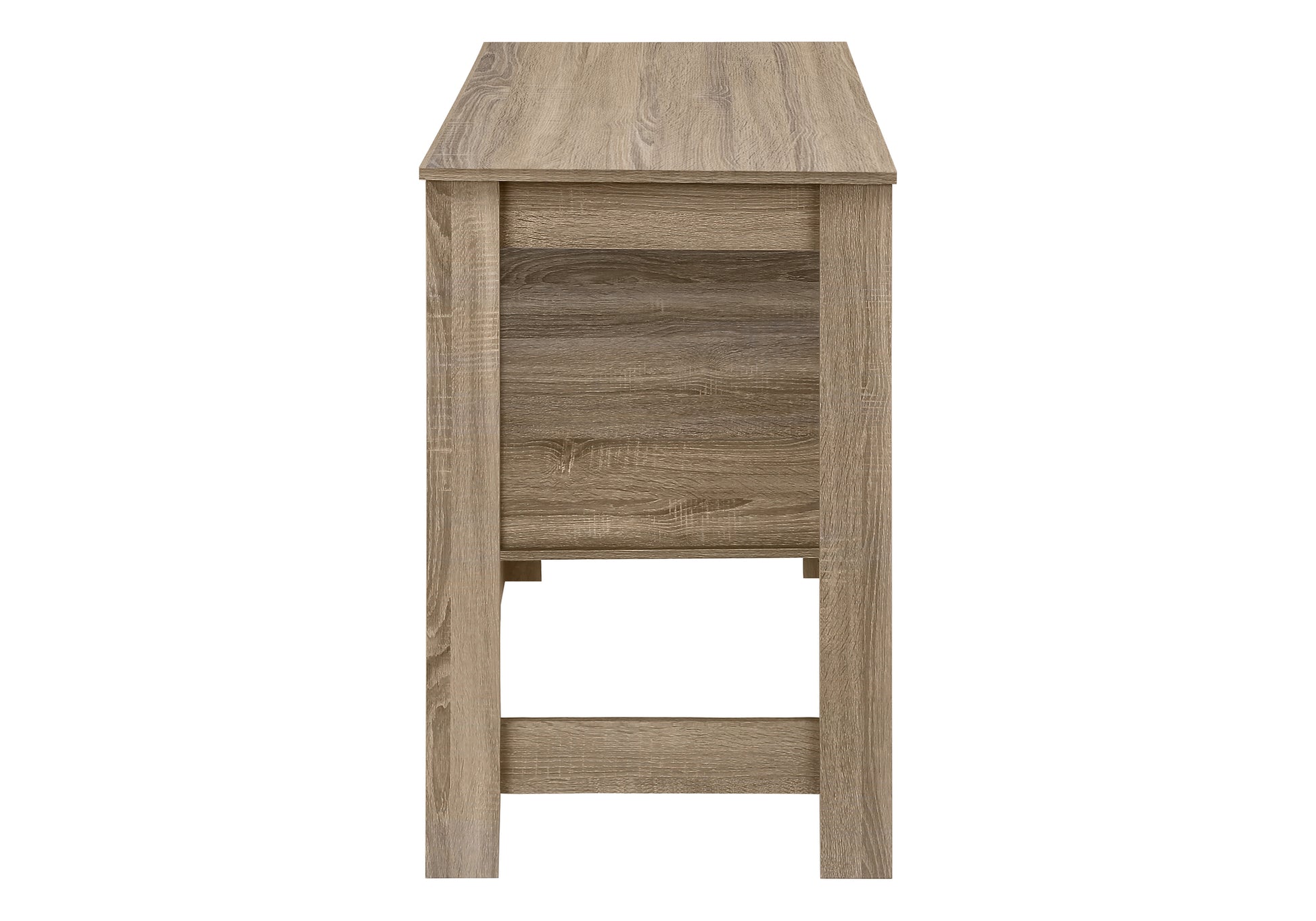 Dining Table 48" White Counter Height Storage-Dining Table-DECOROLALA