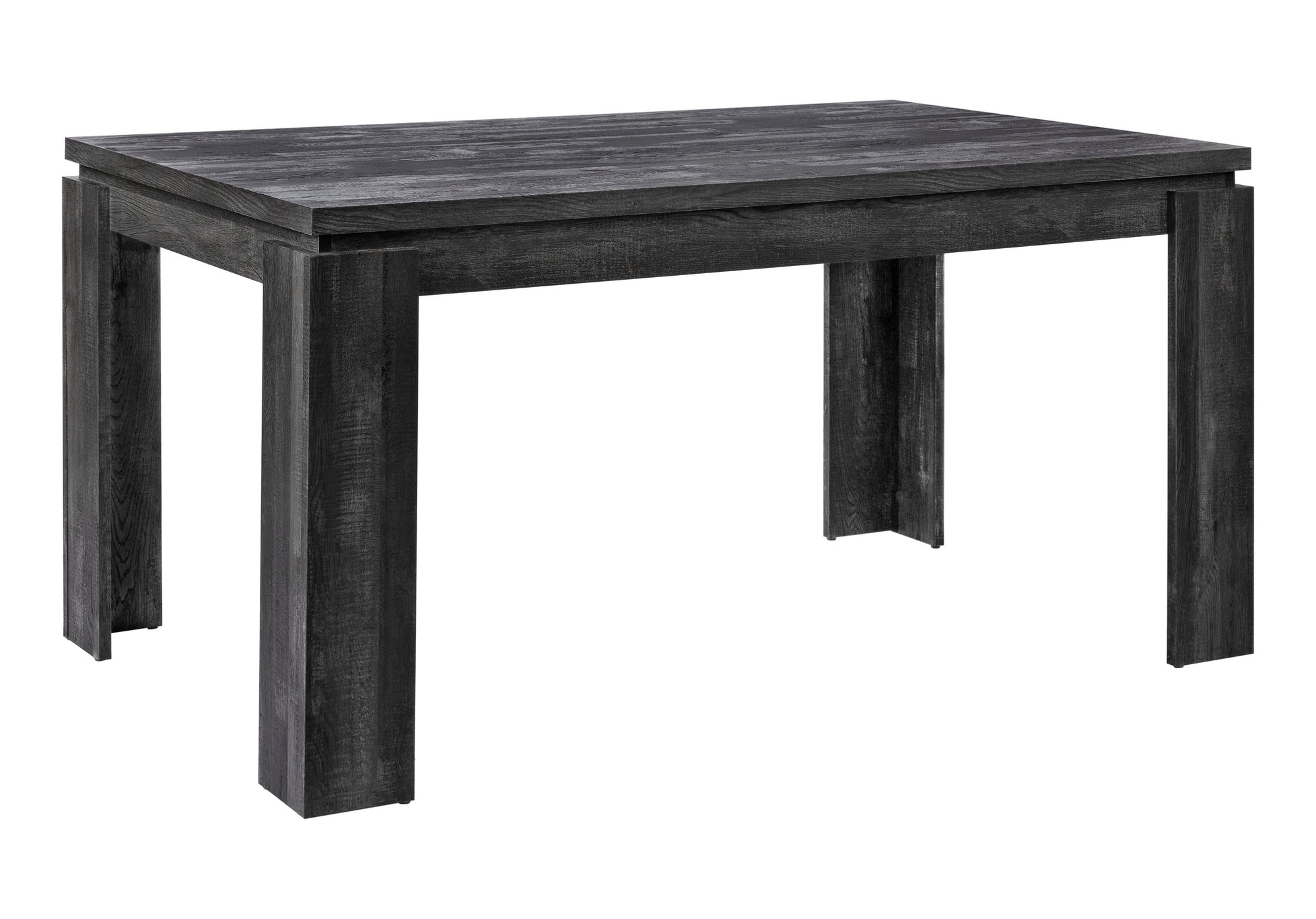 Dining Table 60" x 36" White Wood-Dining Chair-DECOROLALA