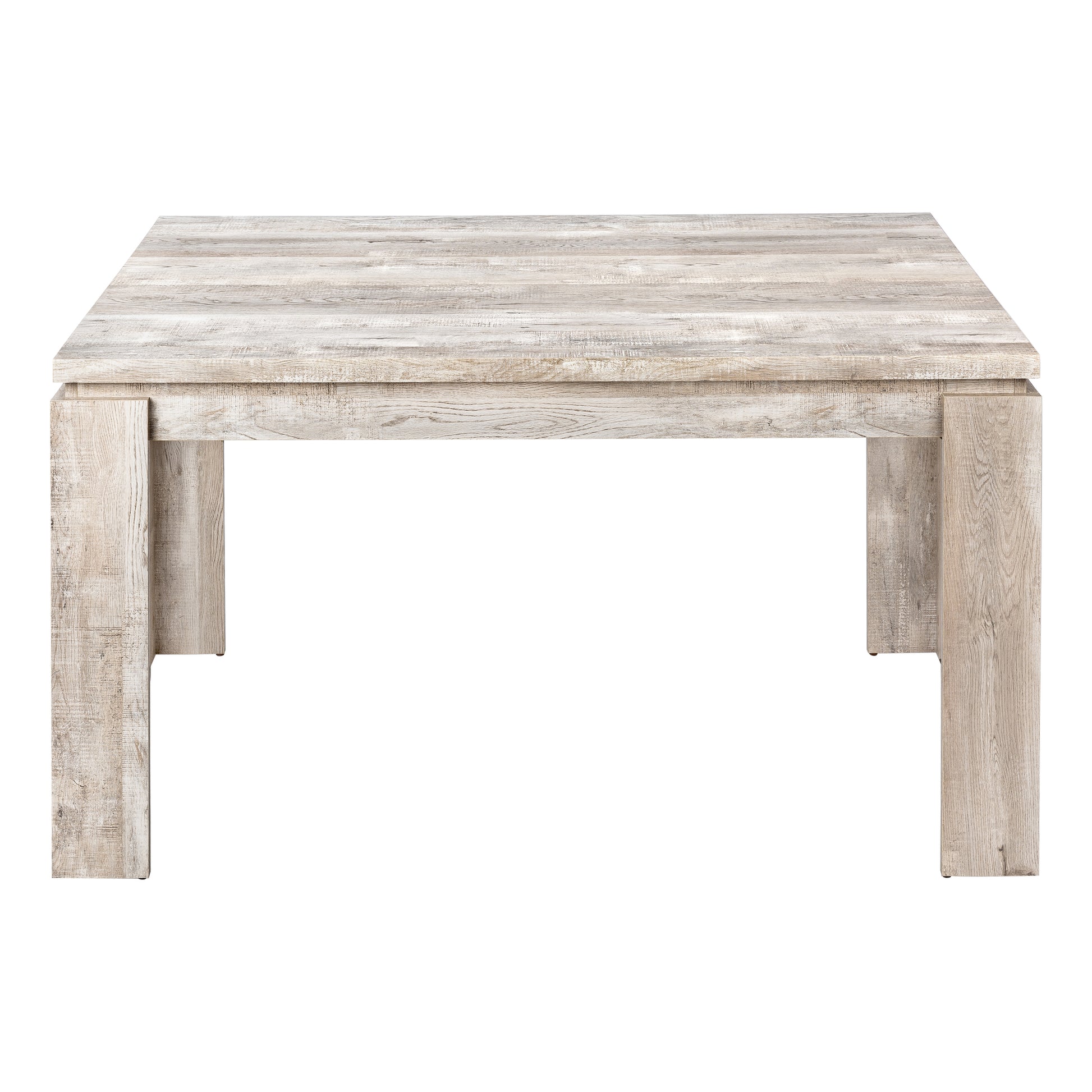 Dining Table 60" x 36" White Wood-Dining Chair-DECOROLALA