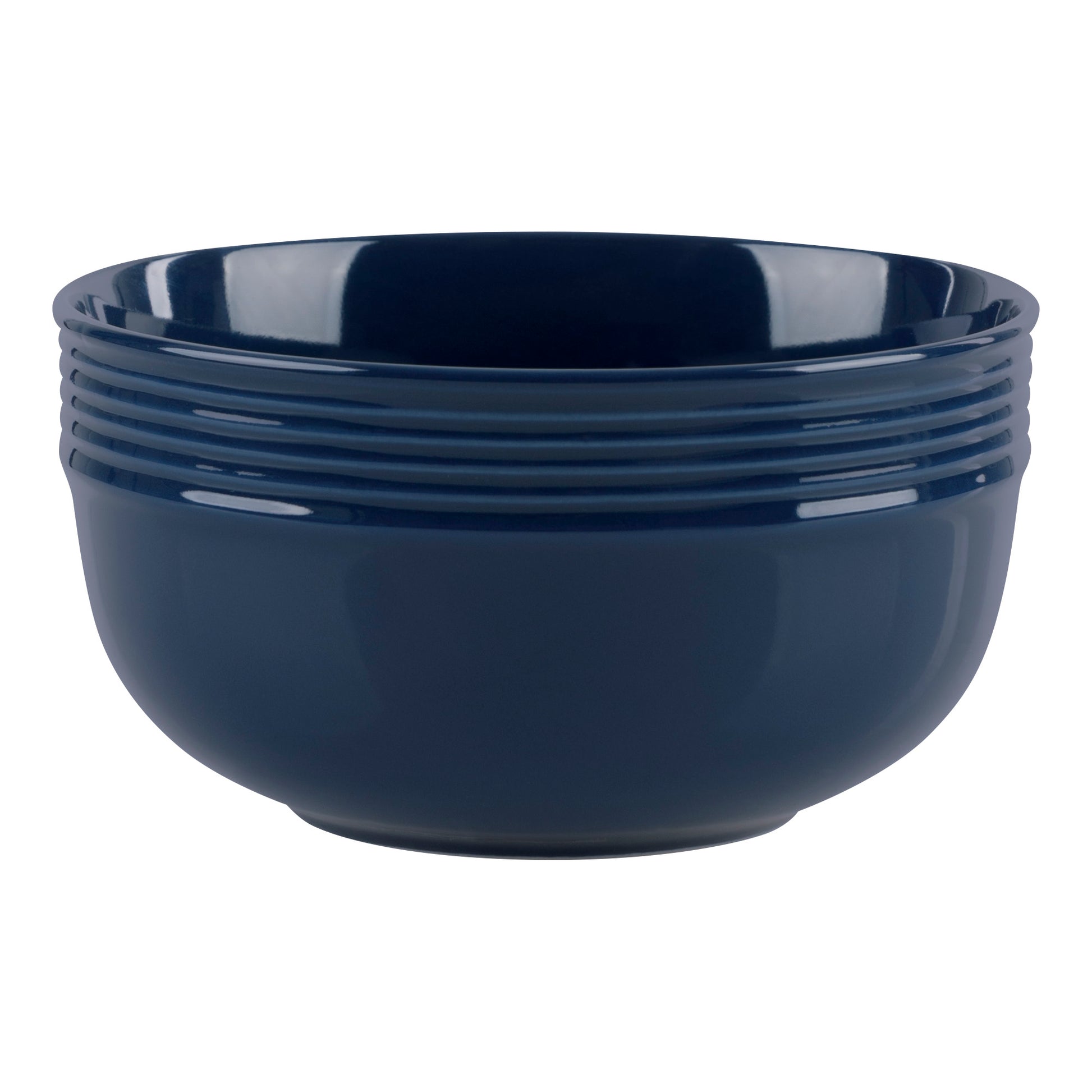 Dinnerset 12pc Stoneware Malibu Navy-Dinnerware-DECOROLALA