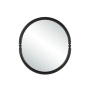 Ditto 40" H x 36" W Wall Mirror, Black-Mirror-DECOROLALA