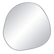 Dolly 45.25" Tall Irregular Wall Mirror, Black-Mirrors-DECOROLALA