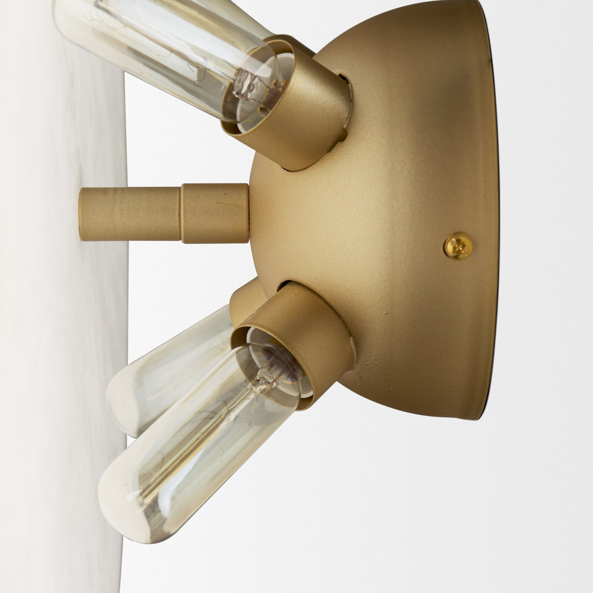 Dolly Brushed Gold Metal w/ Alabaster Shade 4-Light Wall Sconce-Wall Sconces-DECOROLALA