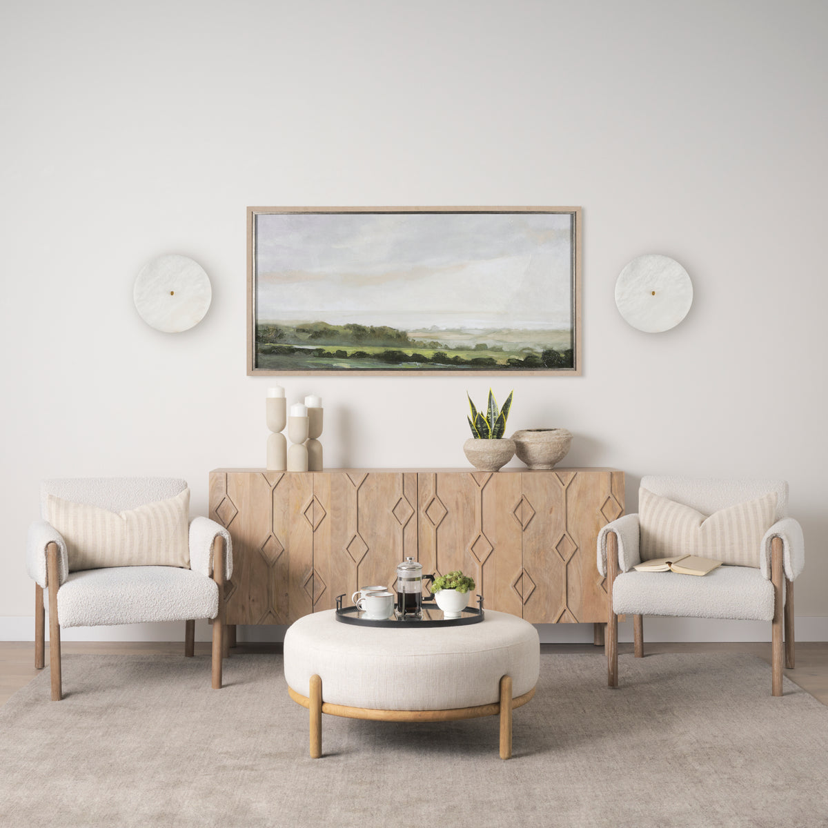 Dolly Brushed Gold Metal w/ Alabaster Shade 4-Light Wall Sconce-Wall Sconces-DECOROLALA