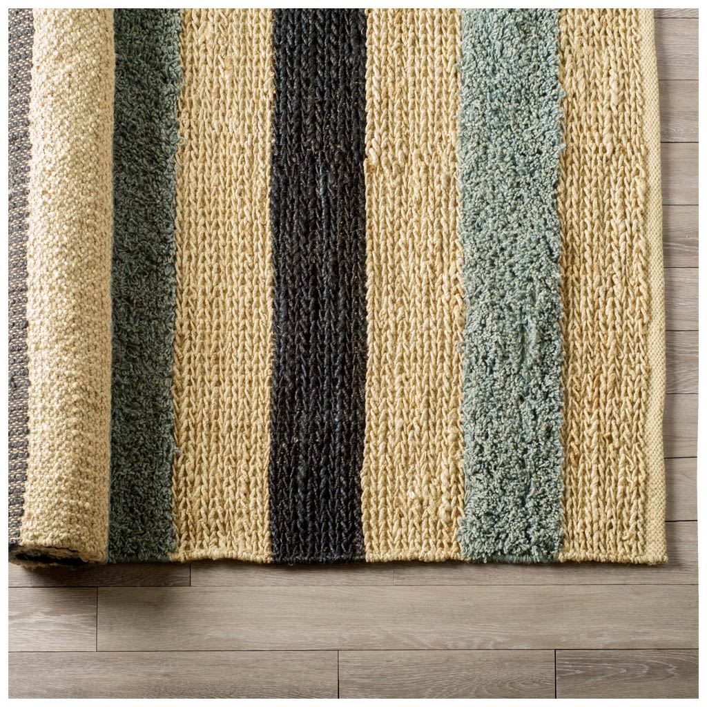 Dolman 8' x 10' Multi-Colored Hand Woven Jute Rug-Area Rugs-DECOROLALA