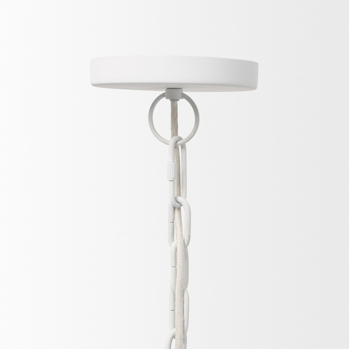 Doma 24" Round White Dome Pendant Light-Pendant Lighting-DECOROLALA
