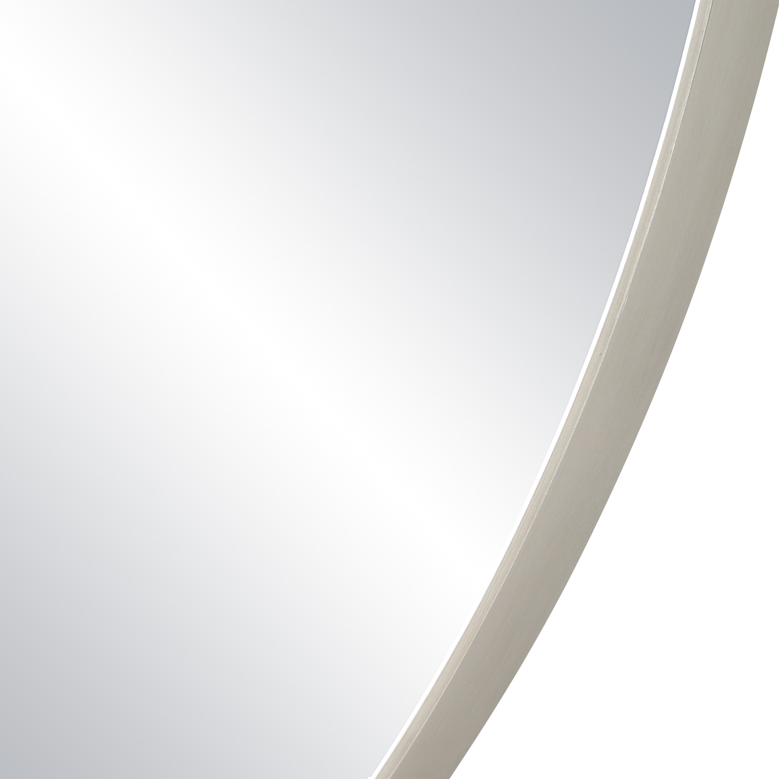 Donna 45.25" Tall Irregular Wall Mirror, Grey-Mirror-DECOROLALA