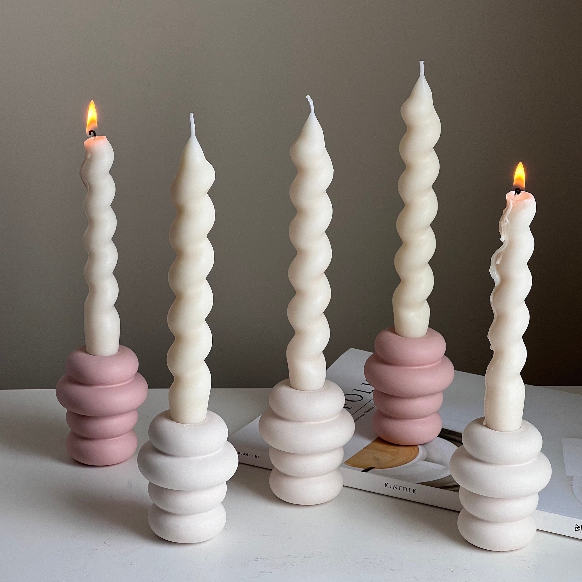 Donut Candlestick Holder-Candle Holder-DECOROLALA