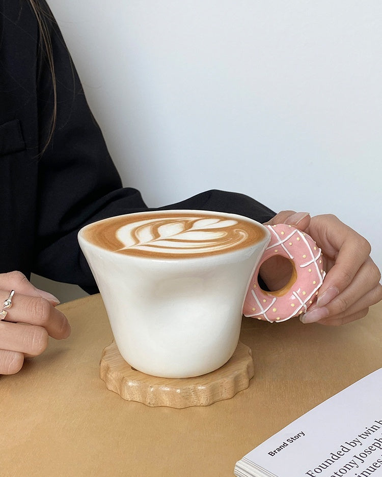 Donut Handle Mug-Mug-DECOROLALA