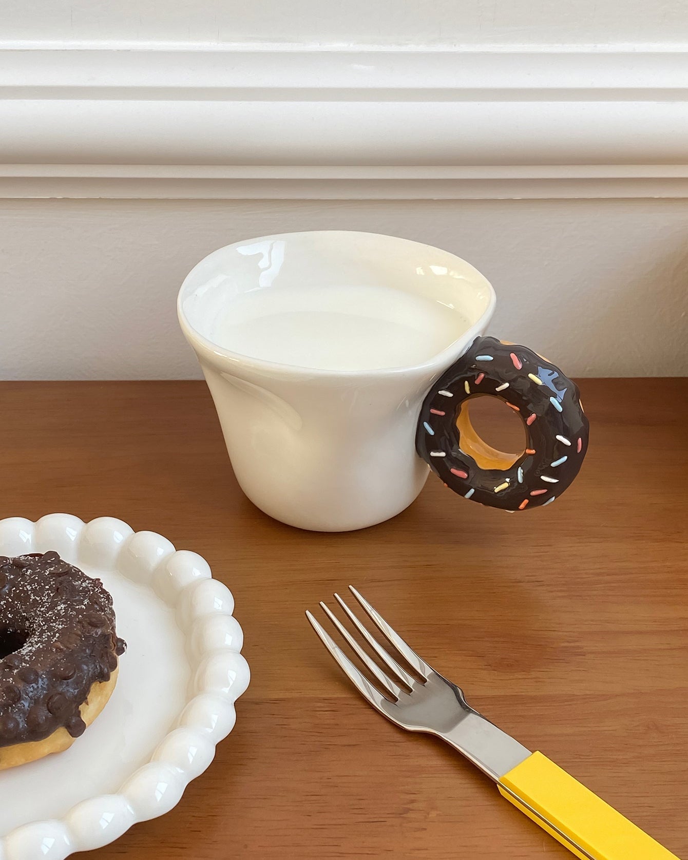 Donut Handle Mug-Mug-DECOROLALA