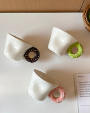 Donut Handle Mug-Mug-DECOROLALA