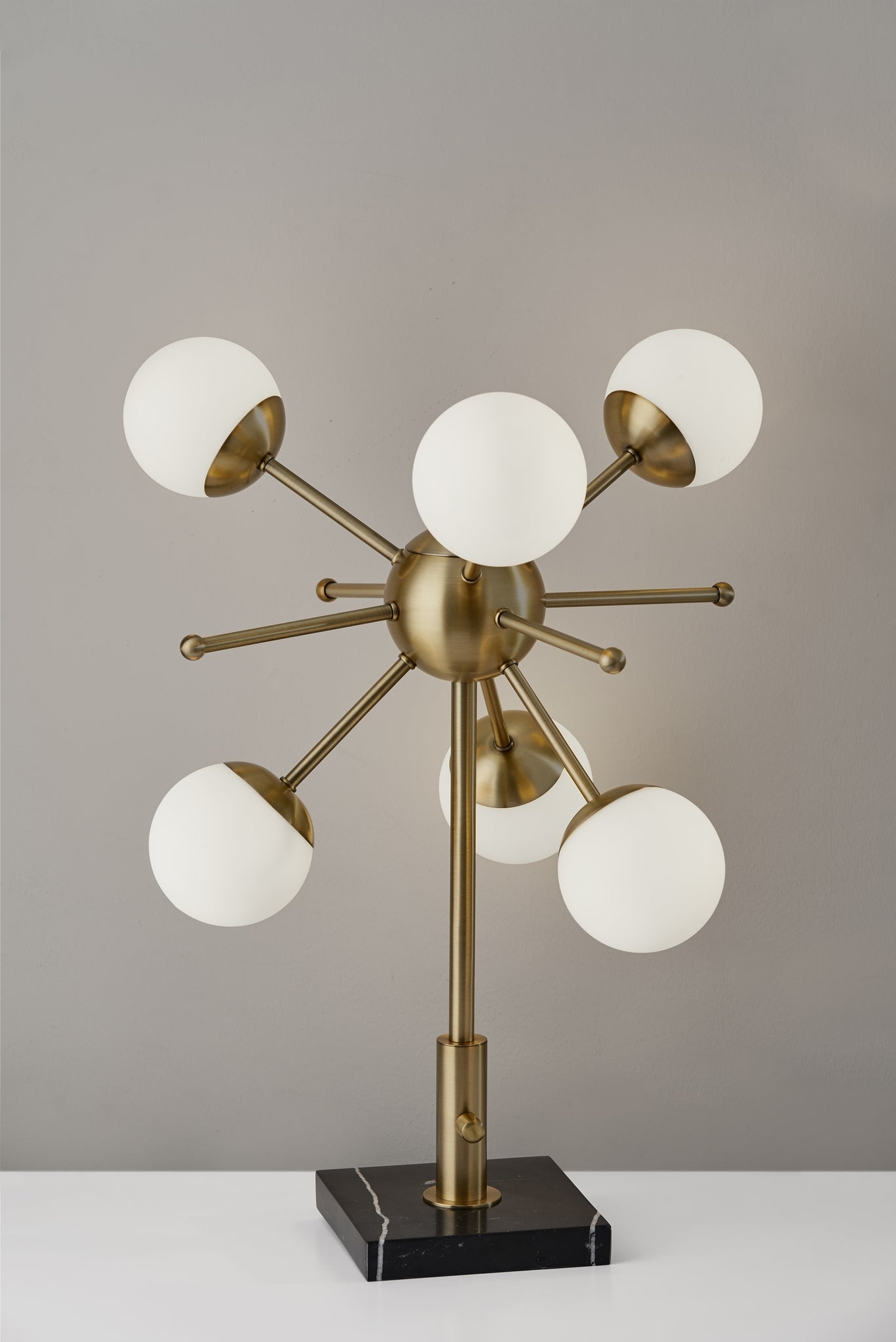 Doppler LED Table Lamp - 6 Glass Globes-Lighting-DECOROLALA