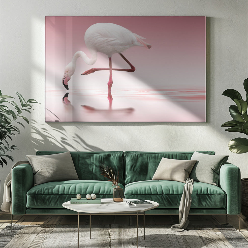 Doris Reindl Flamingo Canvas Wall Art-Canvas Print-DECOROLALA