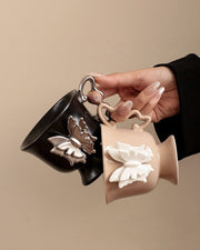 Double Butterfly Mug-Drinkware-DECOROLALA
