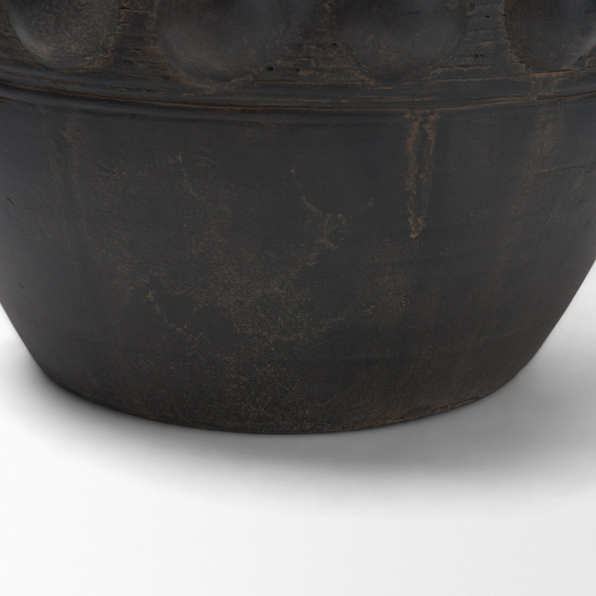 Douro Medium Earthy Brown Dotted Vase-Vase-DECOROLALA