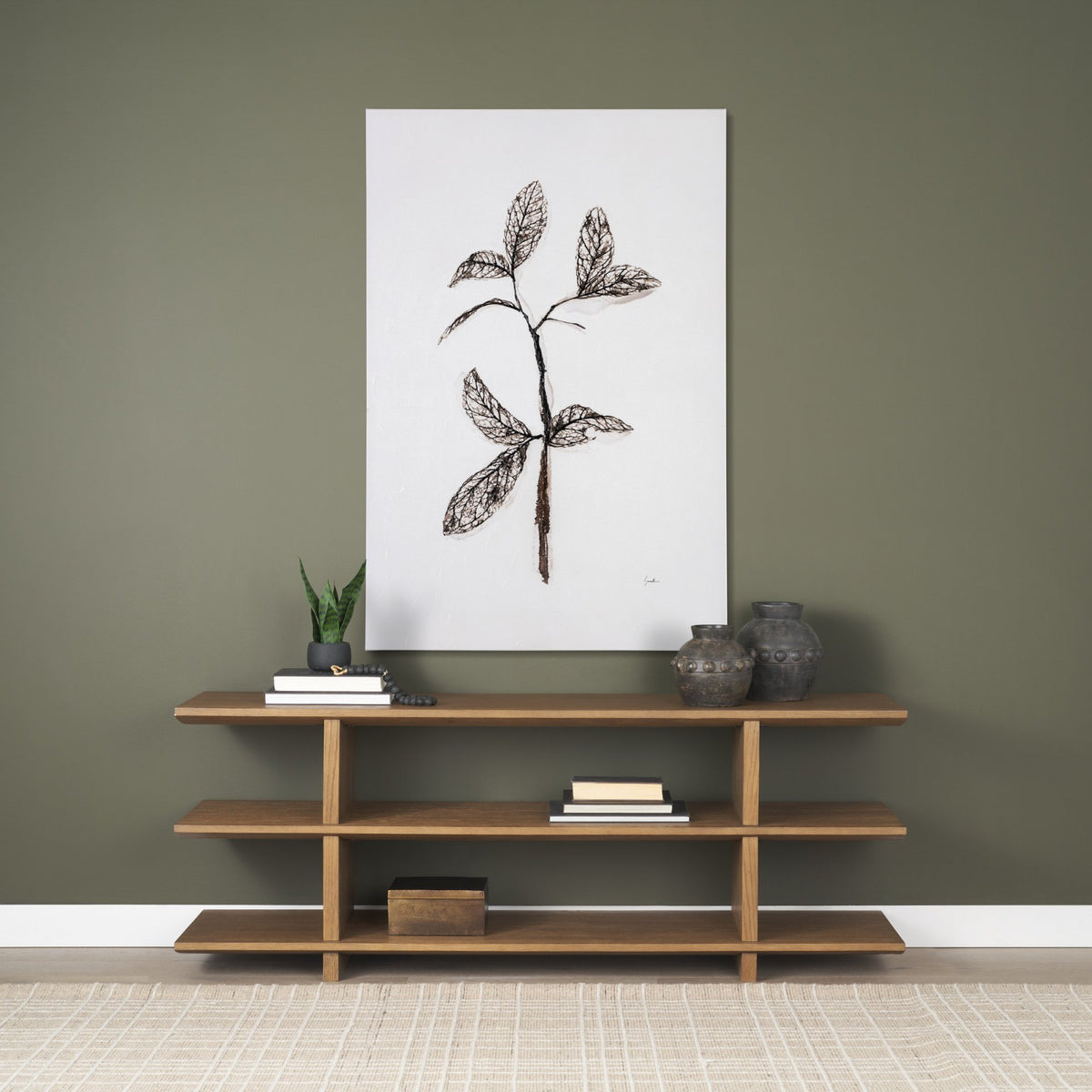 Douro Medium Earthy Brown Dotted Vase-Vase-DECOROLALA