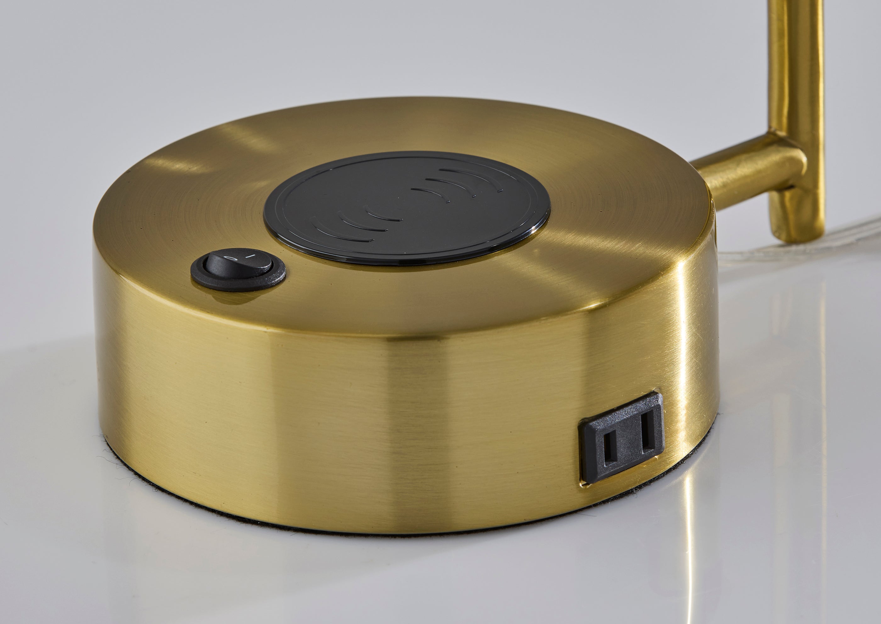 Dover Supercharger Desk Lamp- Antique Brass-Lighting-DECOROLALA