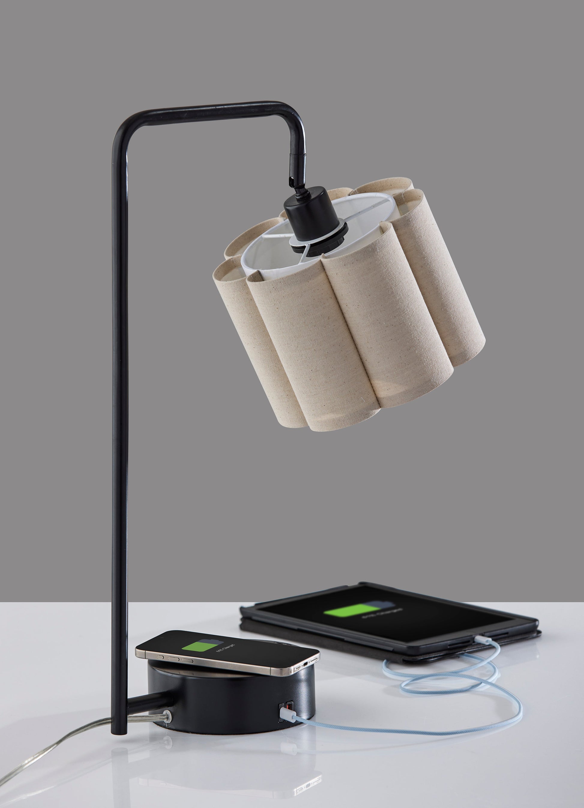 Dover Supercharger Desk Lamp- Black-Lighting-DECOROLALA