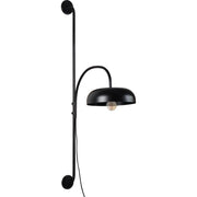 Draco 54.5" LED Wall Sconce, Black-Wall Sconce-DECOROLALA