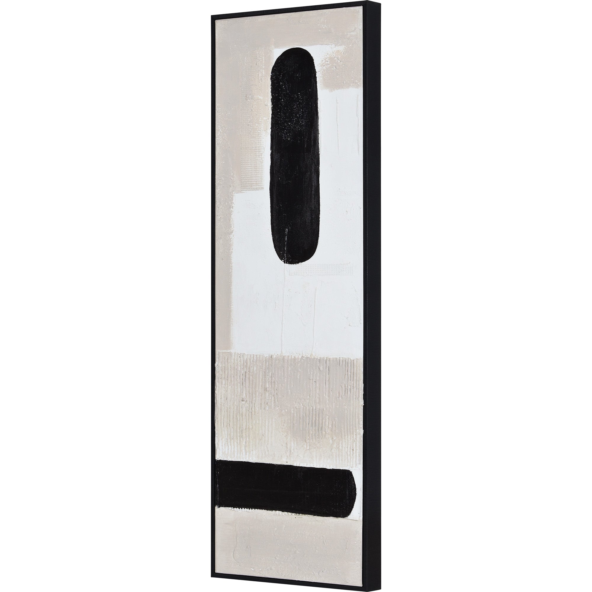 Dragoni 15" Wide Canvas Art, Black-Canvas Art-DECOROLALA